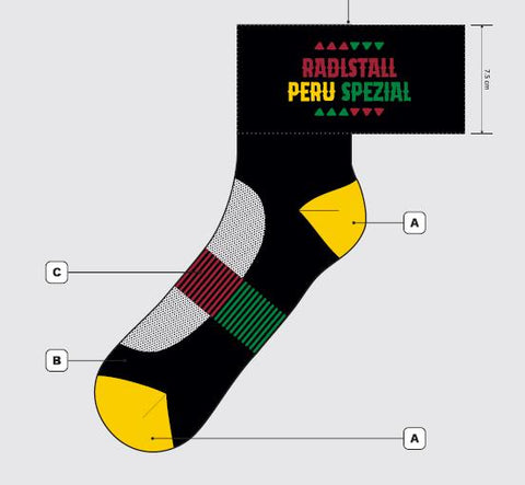 Radlstall Peru Edition Socken